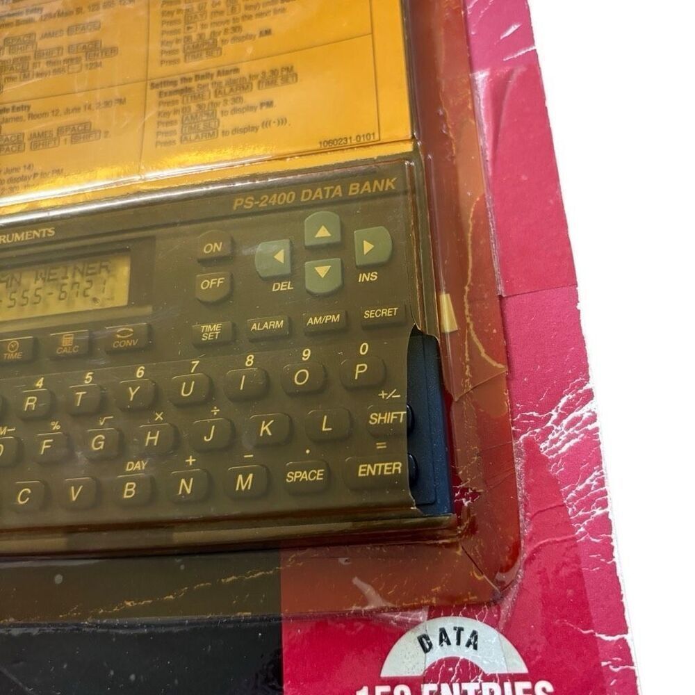 Texas Instruments PS-2400 Data Bank *New, Read* - Picture 2 of 5